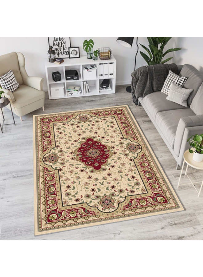 هندي منداله سجادة مطبوعة من القطن الشنيل – تصميمات كلاسيكية، حديثة، وفينتاج – قاعدة قماشية ناعمة، متوفرة بأحجام - Image 1