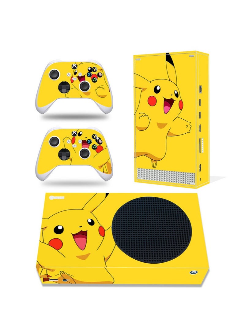 XBOX SERIES S Console Controller Skins Set, Skin Wrap Decal Sticker XBOX Series S, Protective Film Sticker for XBOX S Pikachu,XBOX Series S Sticker, Vinyl Cover Sticker - Image 1
