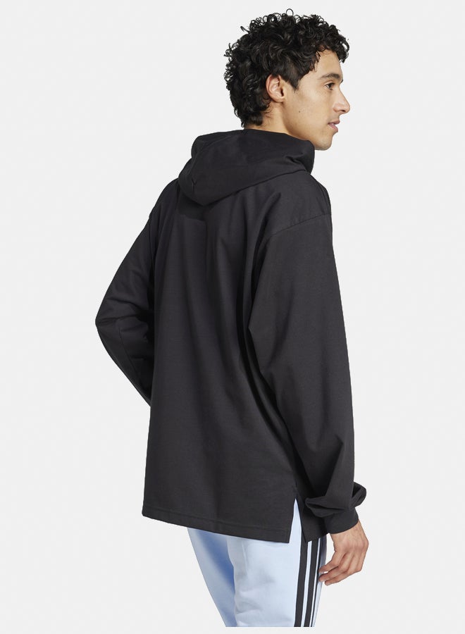 Adidas essentials big logo single men's hooded sweatshirt  - Image 4