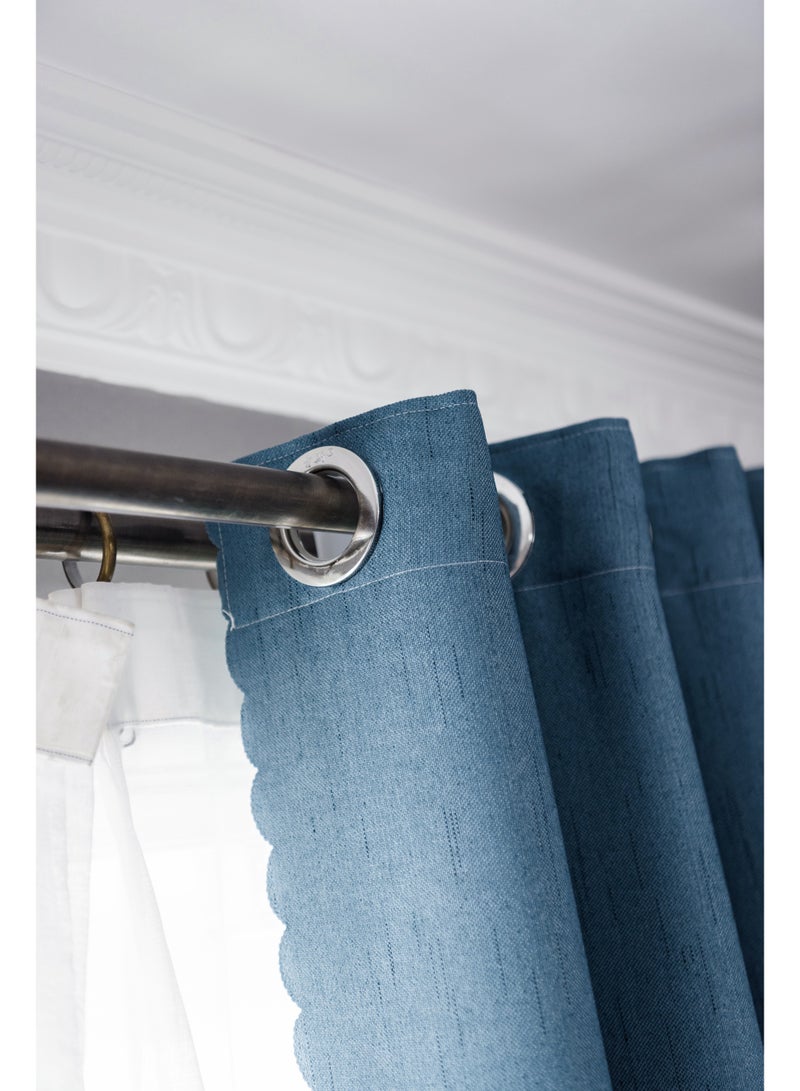 نامالو ستارة تعتيم من لوحين، بلون موحد، سهلة التركيب. تعتيم وحماية من الشمس، تضمن الخصوصية والعزل الحراري وتقليل الضوضاء. مثالية لغرف النوم وغرف المعيشة وغرف الطعام. - Image 2