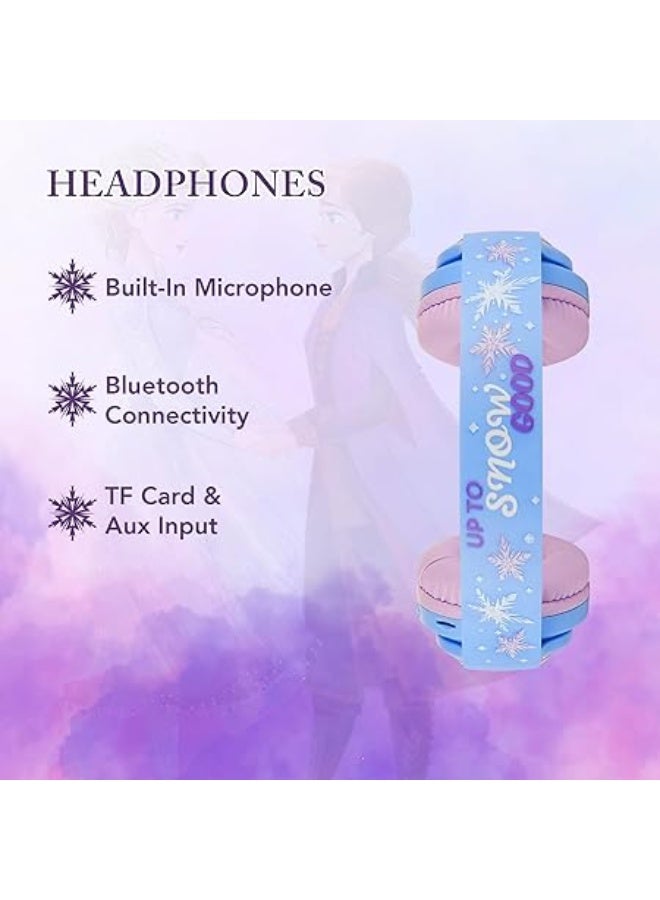 SMD Disney Frozen 3D Auxiliary Headphones | Wired kids headphones with 3D Frozen design, aux cable support, comfortable ear cushions, and adjustable headband for daily use - Image 4