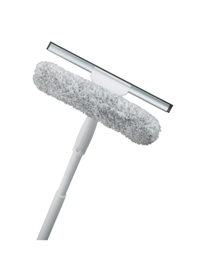 أنجر طقم تنظيف نوافذ خارجي 3 في 1 بجودة عاليه لون أبيض ورمادي 12 انش 975620 - Image 2