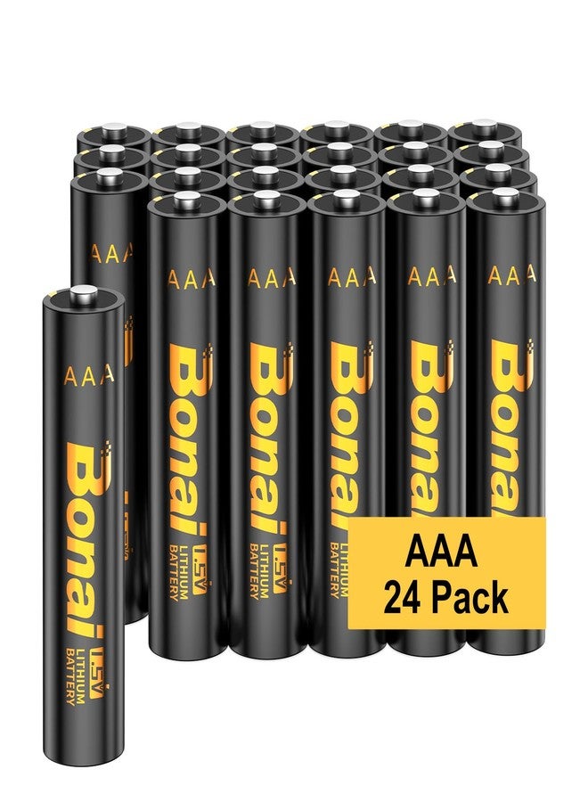 BONAI 24-Pack AAA Lithium Batteries, Constant 1.5V for Smart Home, Office & Professional Gear, 10-Year Shelf Life, Leak-Resistant Reliable Backup Cells - Image 1
