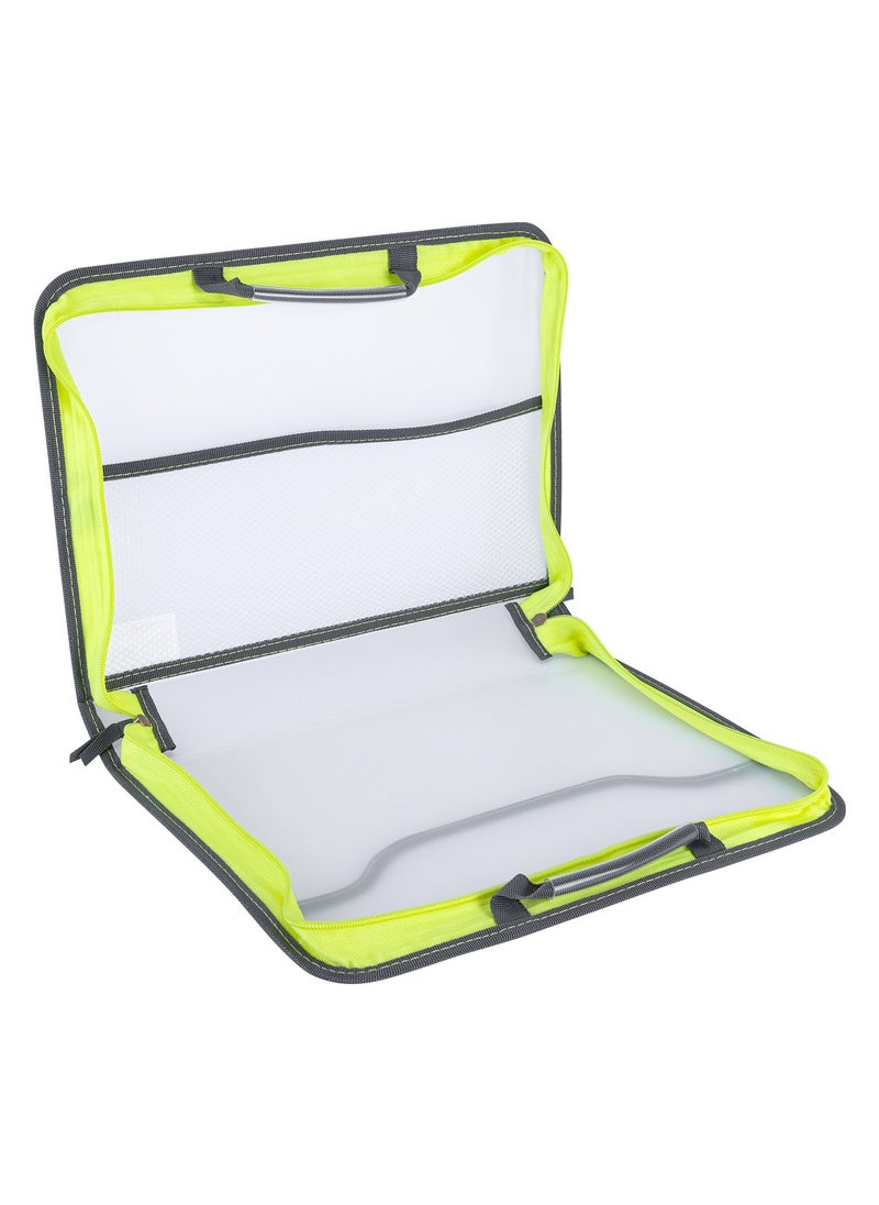 Deli Deli A4 4 Compartment Document Case with Handle, Assorted colors  - Image 3