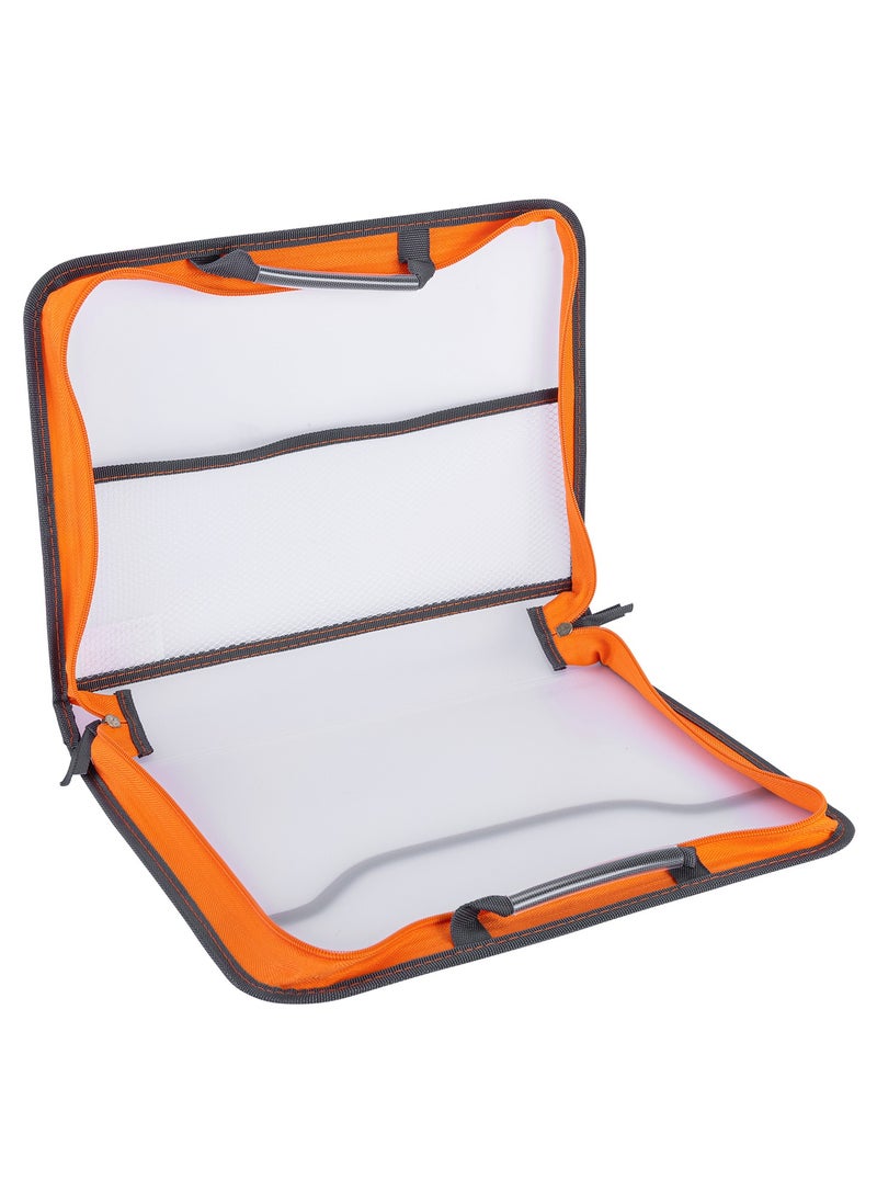 Deli Deli A4 4 Compartment Document Case with Handle, Assorted colors  - Image 4