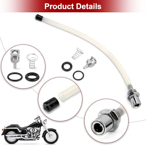 Jetuplusllc Fuel Tank EFI Check Valve Assembly wORings Changing Rebuild Kit For HarleyDavidson Softail Heritage Springer Fat Boy FLST FLSTFI 20012007 6218901A - Image 3