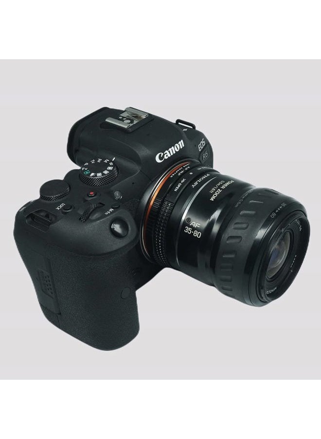PHOLSY - Lens Mount Adapter with Aperture Control Ring Compatible with Sony A Minolta AF Lens to Canon EOS RF Mount Camera Body for EOS R8, R50, R6 Mark II, R7, R10, R3, R5, EOS R5C, R6, EOS R, EOS RP - Image 1