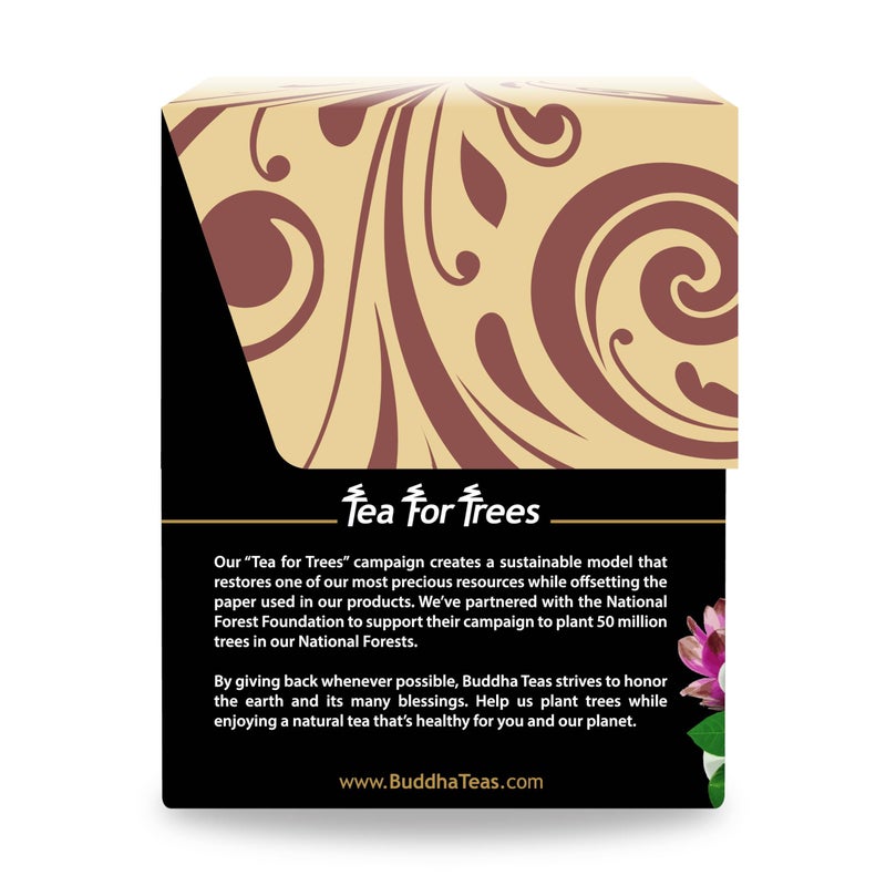 Buddha Teas Organic Turmeric Ginger Tea - OU Kosher, USDA Organic, CCOF Organic, 18 Bleach-Free Tea Bags - Image 4