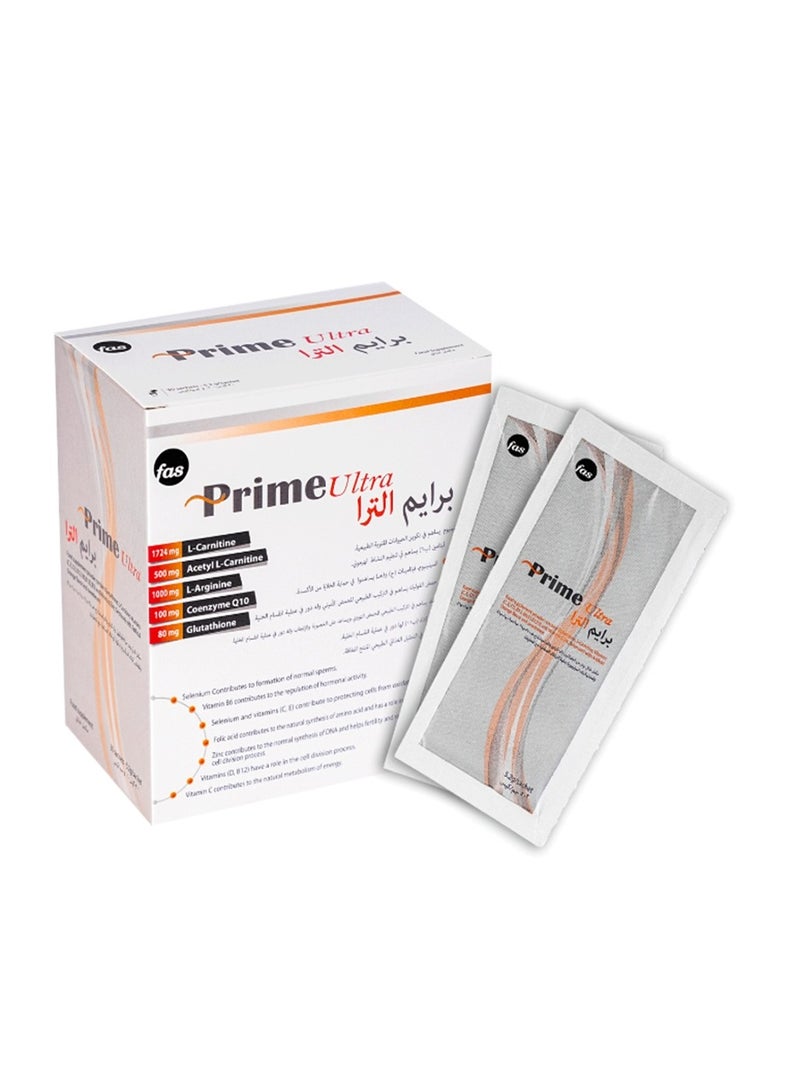 fas Prime Ultra Food Supplement 30 Sachets  - Image 2