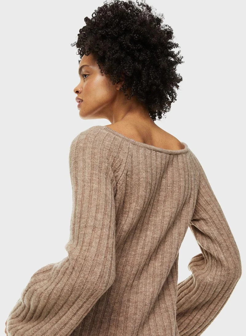 H&M Ribbed Knit Dress