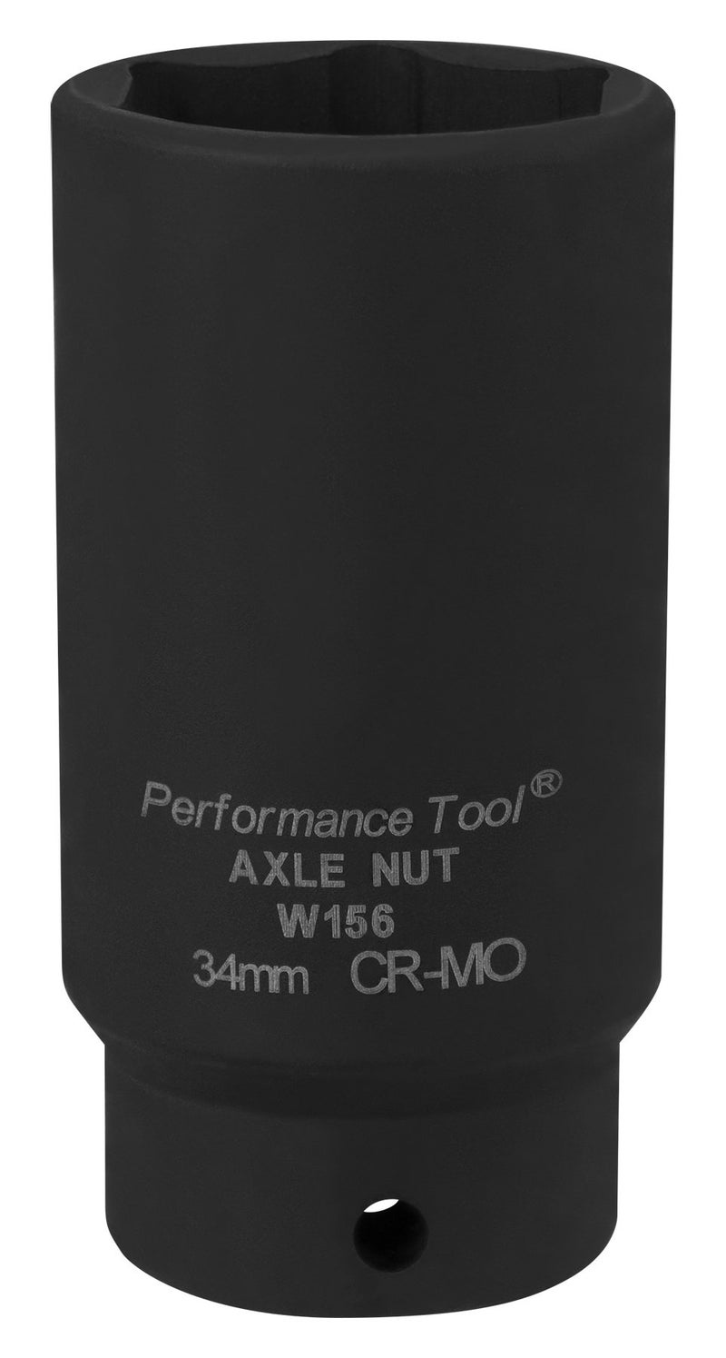 Performance Tool W156 34mm Front Wheel Drive Axle Nut Socket - Image 2
