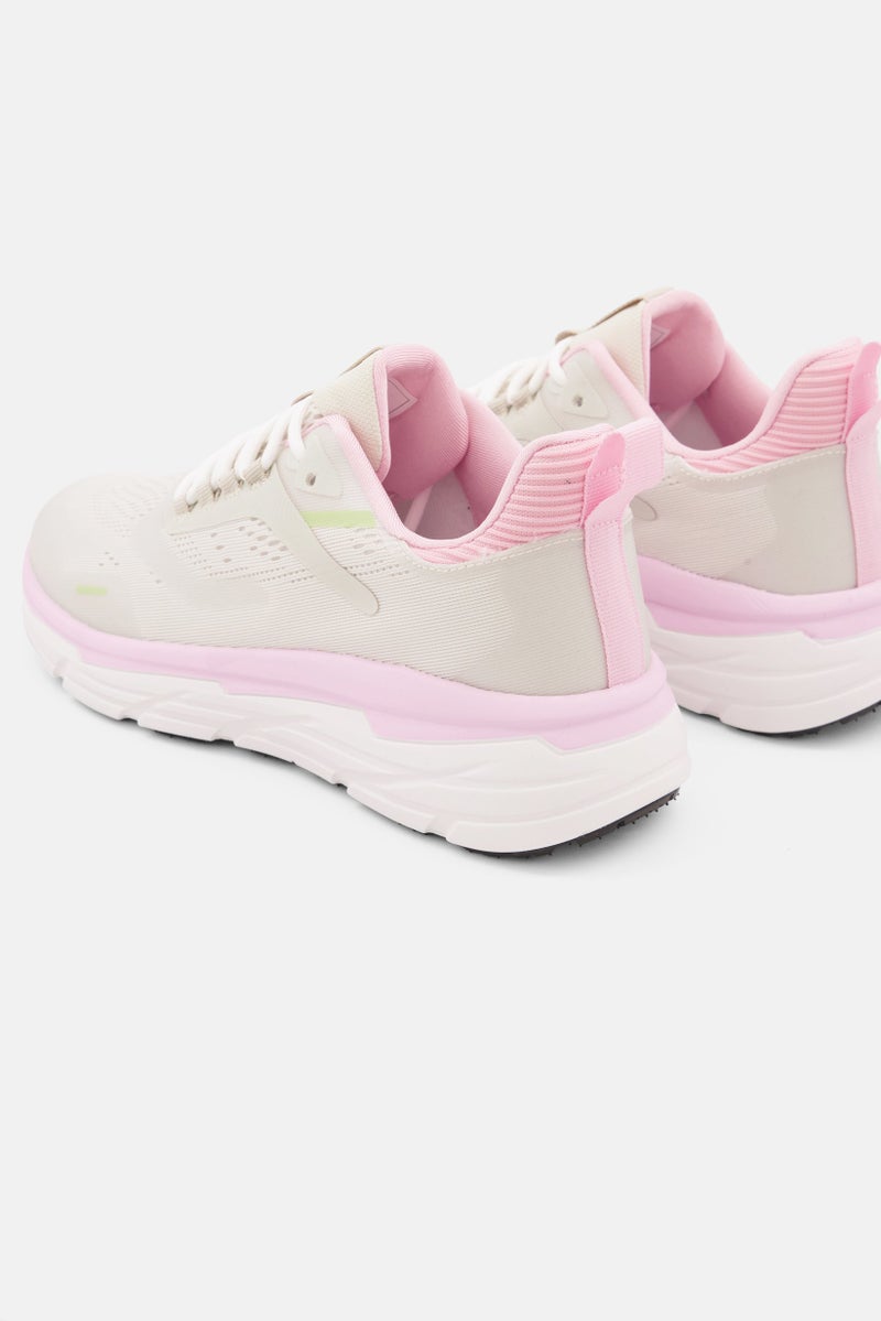 RBX Women Mesh Lightweight Lace Up Running Shoes, Barbie Pink - Image 2