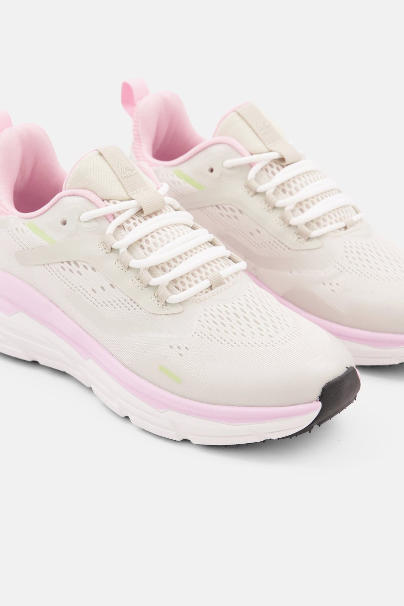 RBX Women Mesh Lightweight Lace Up Running Shoes, Barbie Pink - Image 3
