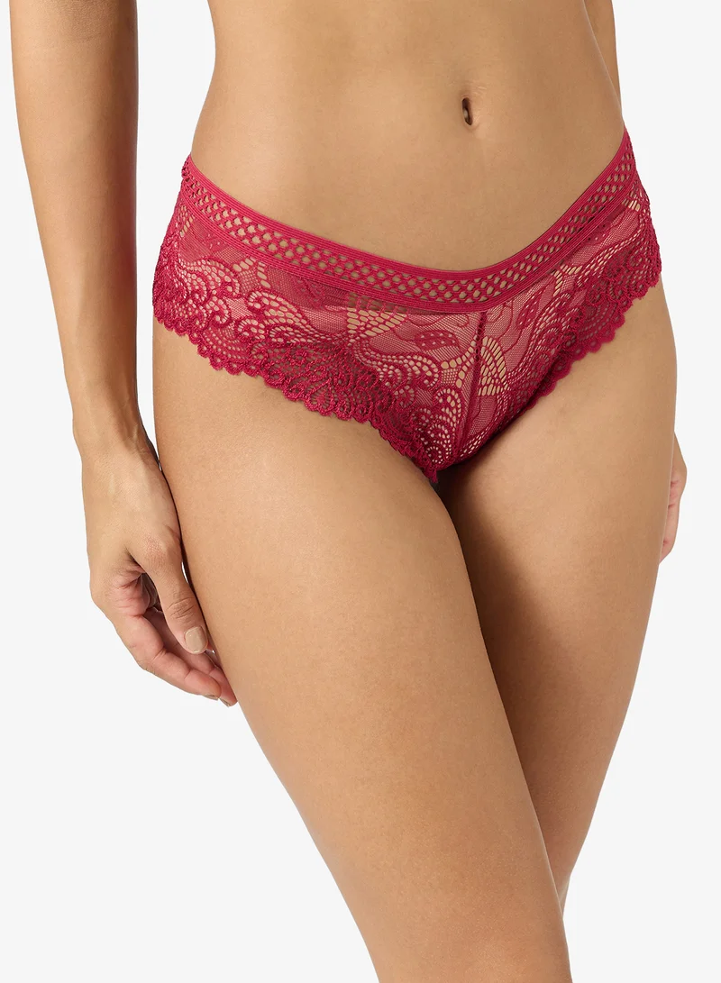 ELLA  3 Pack Cheeky Lace Brief for Women | Best Price UAE