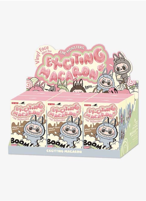 100% Authentic Labubu The Monsters Tasty Macarons Vinyl Plush Pendant (Whole Set) 6pc Blind Box