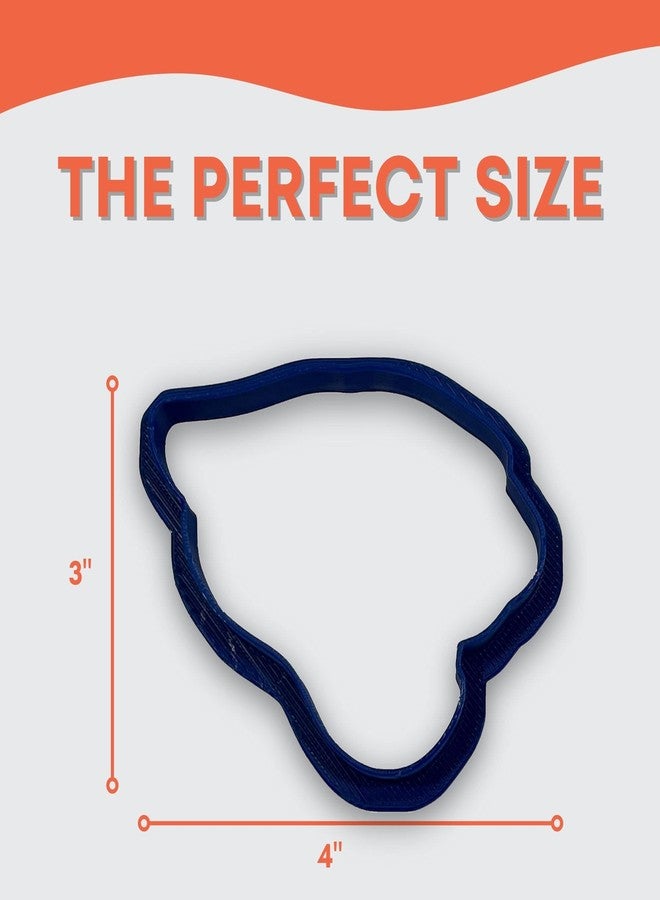 Bundle of Fun Jaguar Head Cookie Cutter with Easy Push Design (4 inch) - Image 2