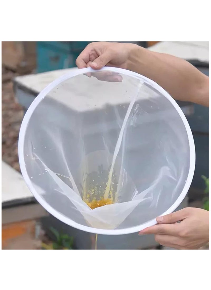 Generic - Ultra-Fine Nylon Mesh Strainer Bags for Honey Extraction - 5 Pack, Perfect for Filtering Honey, Wine, Wax, Beer, and Nut Milk - Ideal Apiary Equipment for 5 Gallon Buckets. - Image 1