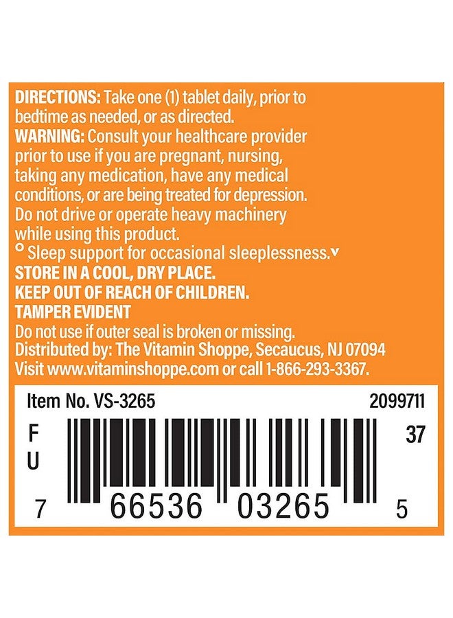 The Vitamin Shoppe Melatonin 10MG (60 Tablets) by The Vitamin Shoppe - Image 5