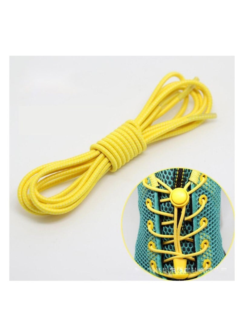 In Air - No Tie Shoelaces,4 Pairs Elastic Lock Shoe Laces for Kids Adults Women Men - Image 1
