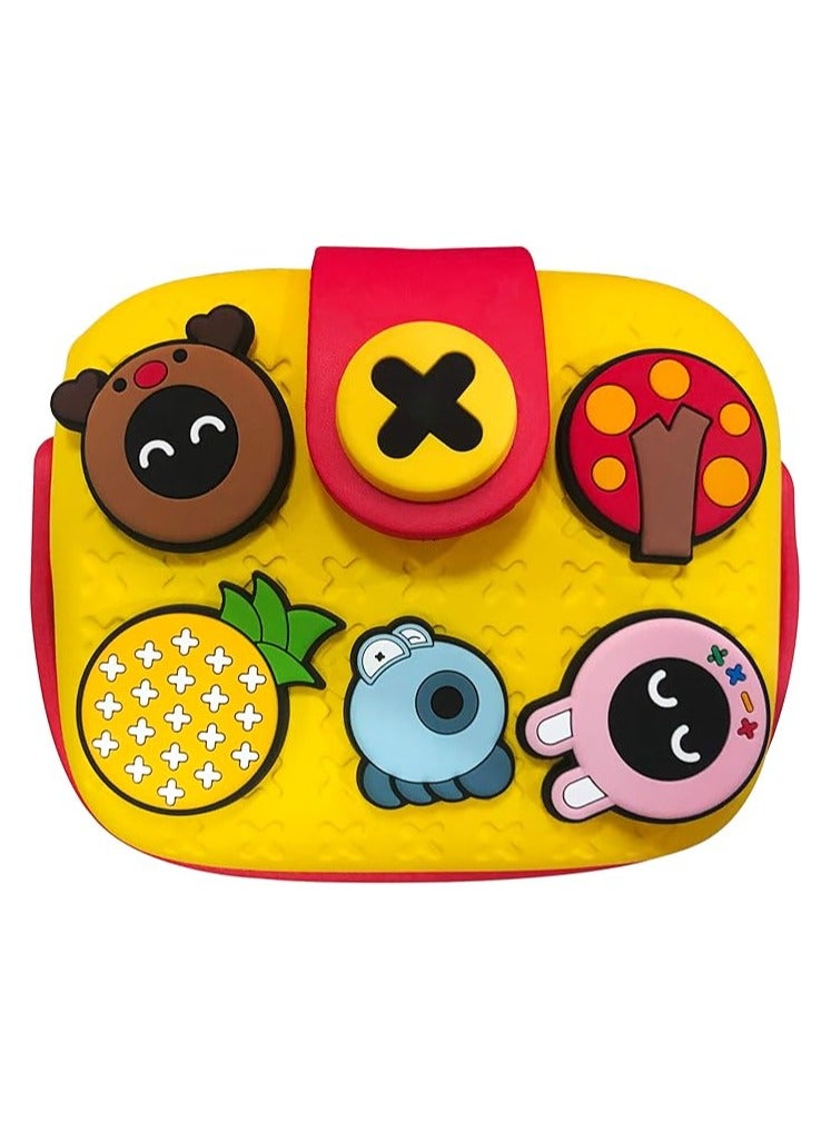 بيكوسيسي حقائب كروس للفتيات الصغيرات وحقائب يد قابلة للتعديل وحقائب كتف صغيرة وحقائب مدرسية وهدايا عيد الميلاد الأولى للأولاد والبنات والأطفال - Image 1