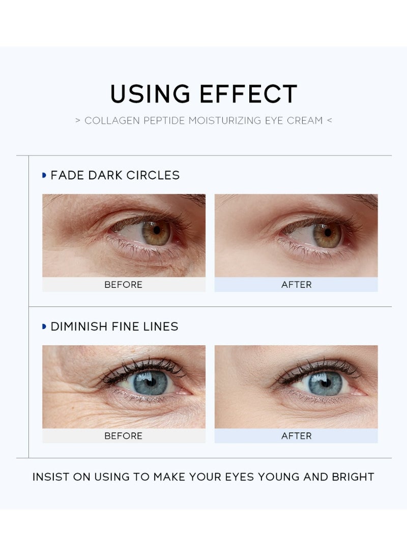 كويوم كريم ترطيب العيون بببتيد الكولاجين، 15 جرام، يشد منطقة العين، ينعم الخطوط الدقيقة، يرطب بعمق - Image 5