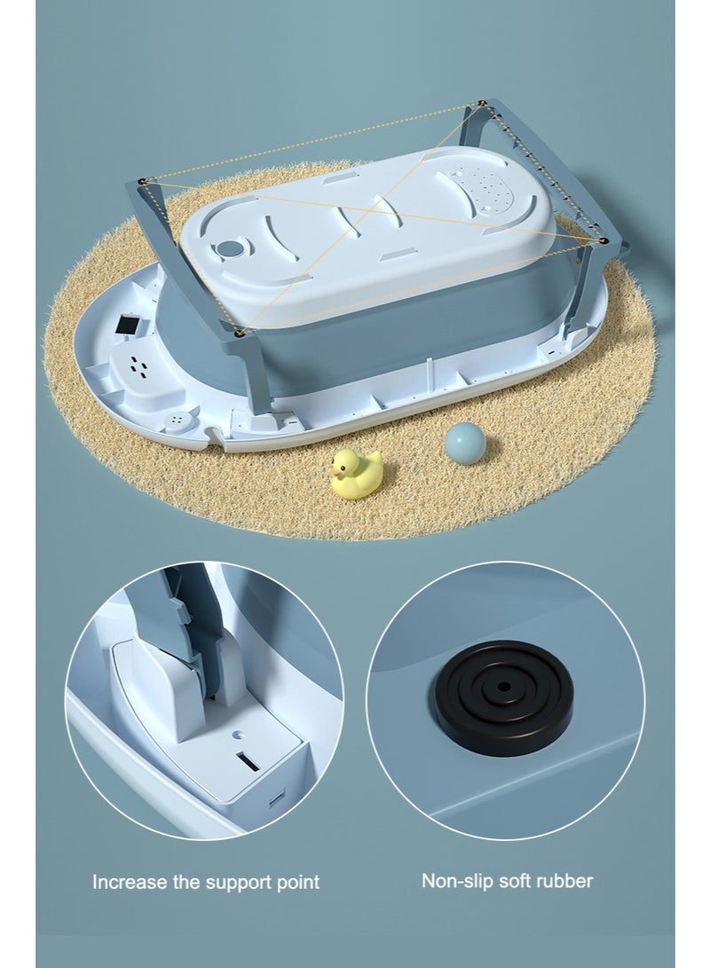 لحظة مرح حوض استحمام للاطفال قابل للطي مع مقياس حرارة - Image 5