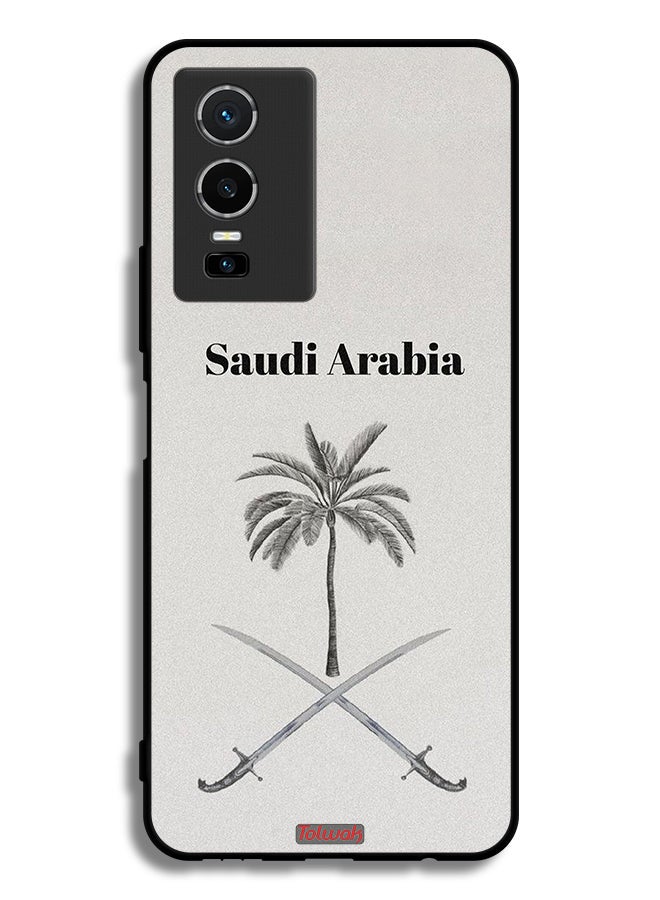 Tolwak Vivo Y76 5G Protective Case Cover Kingdom Of Saudi Arabia Sign Art - Image 2