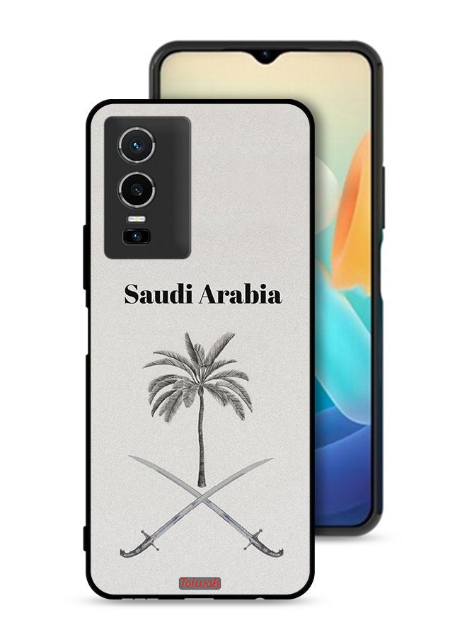 Tolwak Vivo Y76 5G Protective Case Cover Kingdom Of Saudi Arabia Sign Art - Image 1