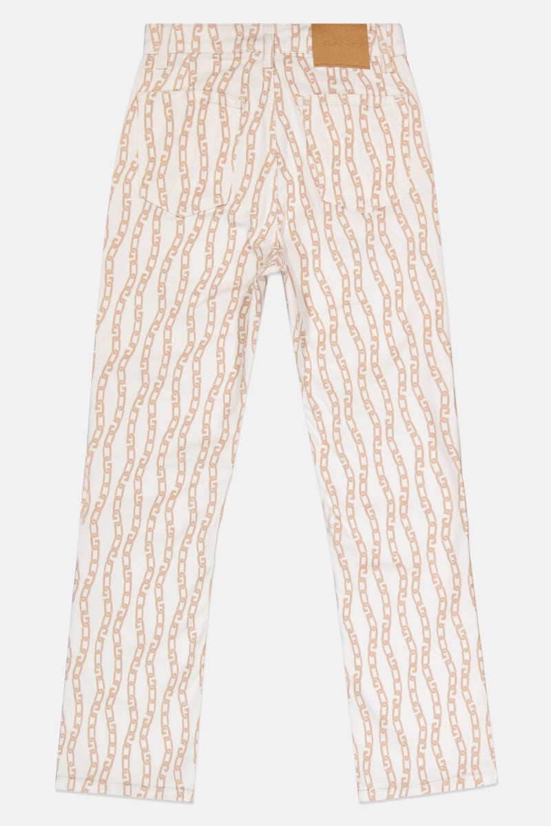 GANT Women Slim Fit Allover Print Stretchable Jeans, Multicolor - Image 2