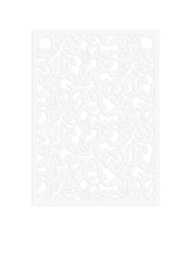 Illusion Die Cut Lace Paper Pennants White - Image 2