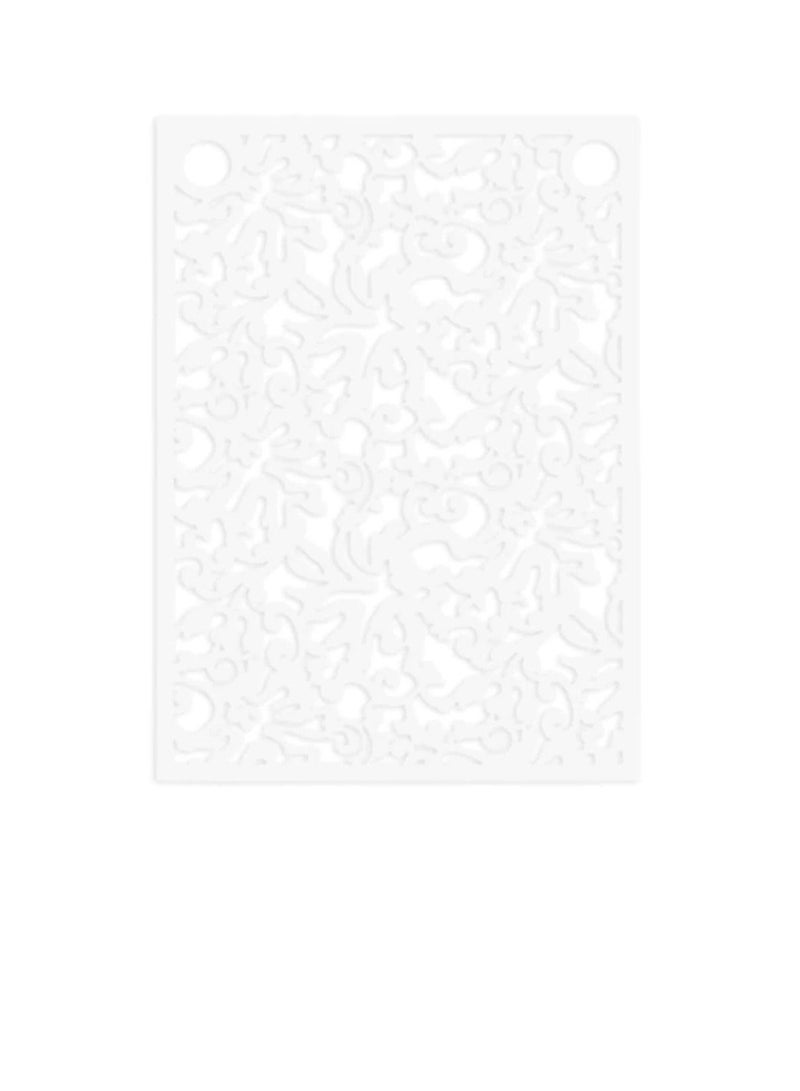 Illusion Die Cut Lace Paper Pennants White - Image 3