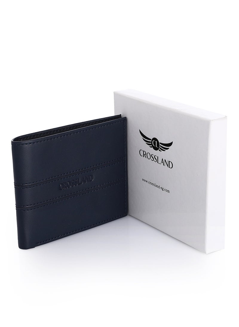 Crossland CROSSLAND Men's Genuine Leather Billfold Wallet - 8 Card Slots - RFID Blocking  - Image 1