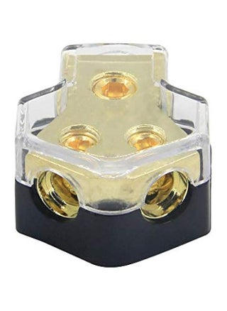 Car Audio Amp Power Distribution Block, 0/2/4 Gauge Input, 4/8/10 Gauge Output, Stereo Audio Splitter Connection Block for Car Sound System (2Way) - pzsku/ZD3E690008F976D5FD534Z/45/_/1730103203/91f3f4f4-664d-4d1a-8d72-1912e642d7f8