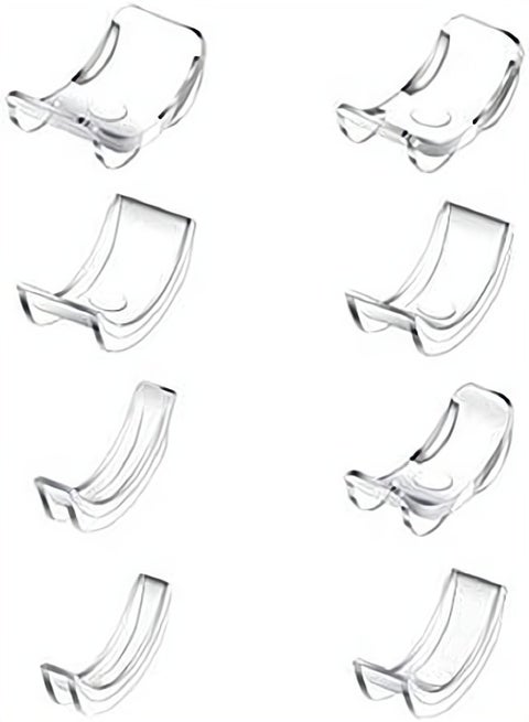 Ring Size Adjuster, 8 Pcs Invisible Ring Size Adjuster for Loose Rings with 8 Sizes, Ring Adjuster Fit Any Rings Guard Spacer, Ring Size Reducer Spacer Ring Guard
