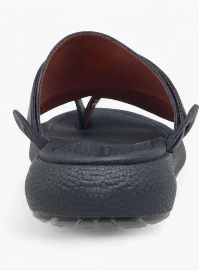 Le Confort Men Embroidered Slip-On Arabic Sandals