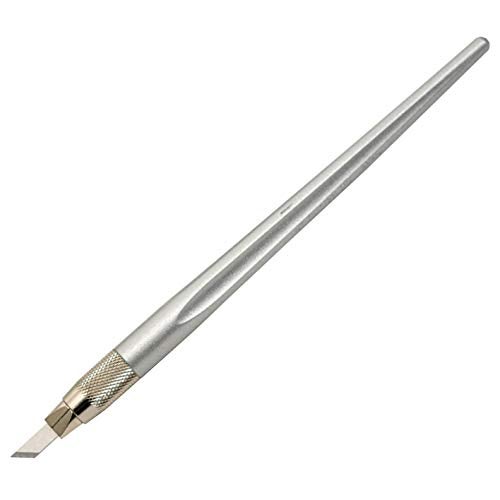 NT Cutter Aluminum Die-Cast Holder Art Knife, 1 Knife (D-400GP) - Image 1
