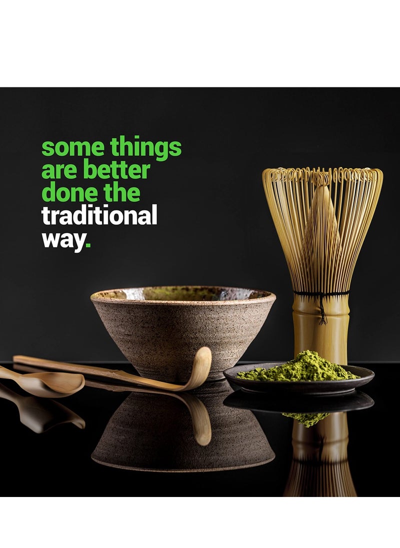 Al Aoyama Japanese Matcha Whisk and Bowl Set 7pcs Matcha Kit Tea Set  - Image 2