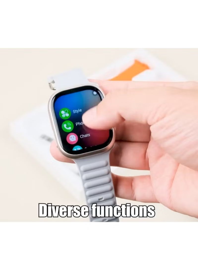 modio ST15 5G Android Smartwatch with 2.2-Inch Full Touch Display, SIM Card Support, Built-In Camera, Health Tracking, Fitness Modes & 3 Stylish Straps for Ladies and Gents – Gold - Image 5