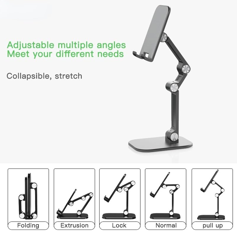 Lazy stand Folding adjustable desktop stand Mobile phone and tablet stand - Image 2