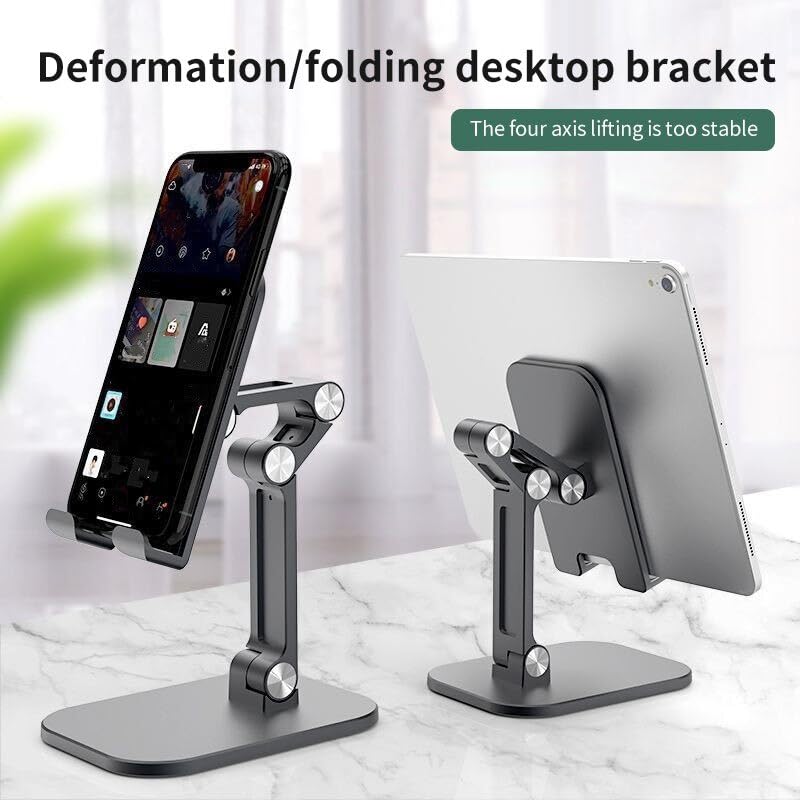 Lazy stand Folding adjustable desktop stand Mobile phone and tablet stand - Image 4