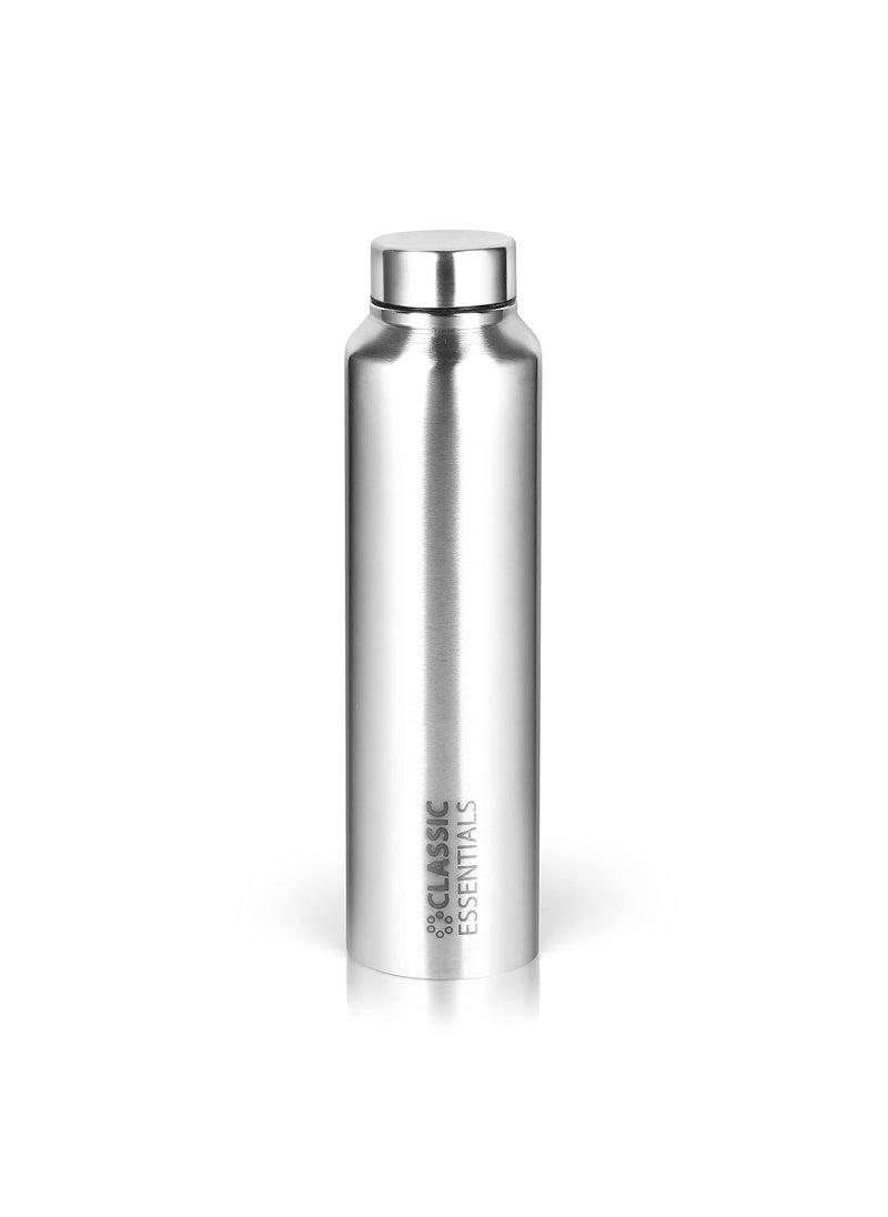Classic Essentials CLASSIC ESSENTIALS Bottle Combo 1000 ML Bottle and Sipper Pack of 2 Stainless Steel Sipper Bottle with Flip Cap Water Bottle Gym Bottle Fridge Bottle Silver_BottleCombo  - Image 4