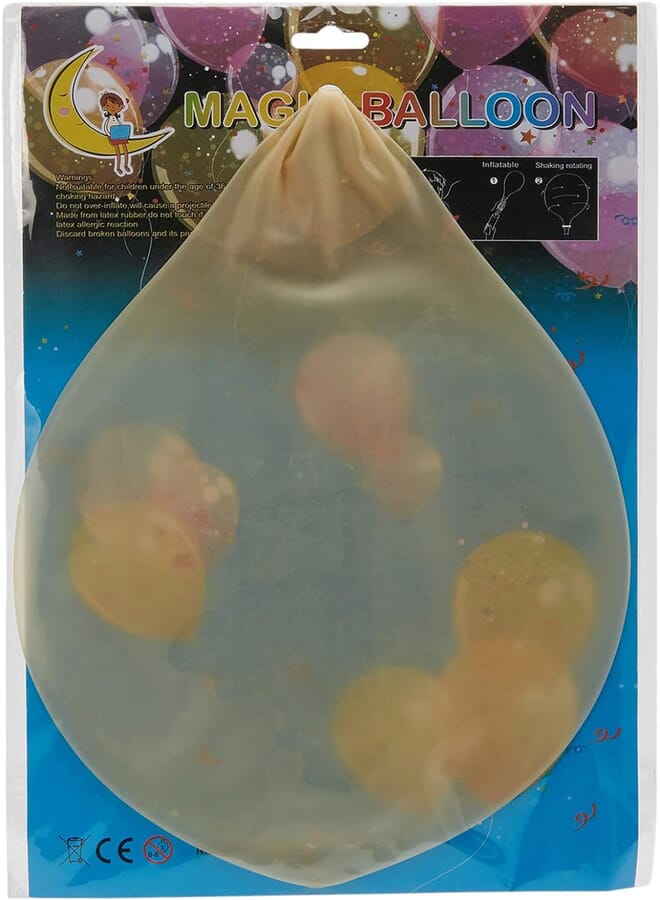 Party Time 36" Transparent Balloon 1 Pieces Round