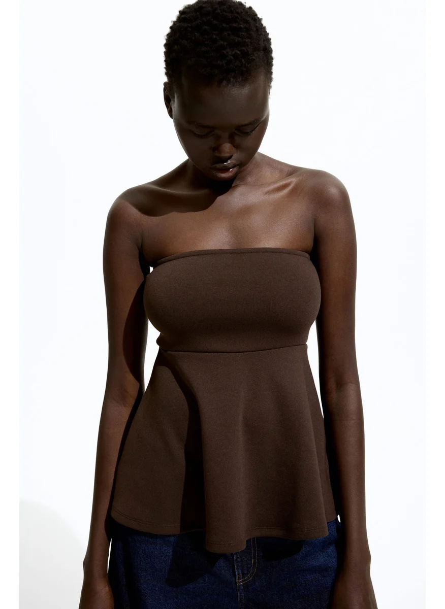 اتش اند ام Peplum Tube Top