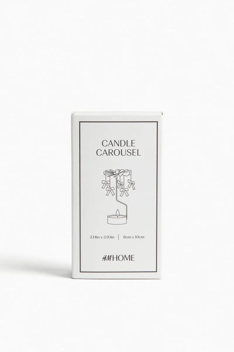 اتش اند ام حامل شموع صغيرة بتصميم دوّارة