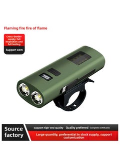 Bicycle Lights Outdoor Cycling Lights Multi-functional Hand-held Strong Light Portable Flashlight Night Lights-Color:Multi-function Bicycle Lamp (charging Treasure Flashlight) 1800 MA