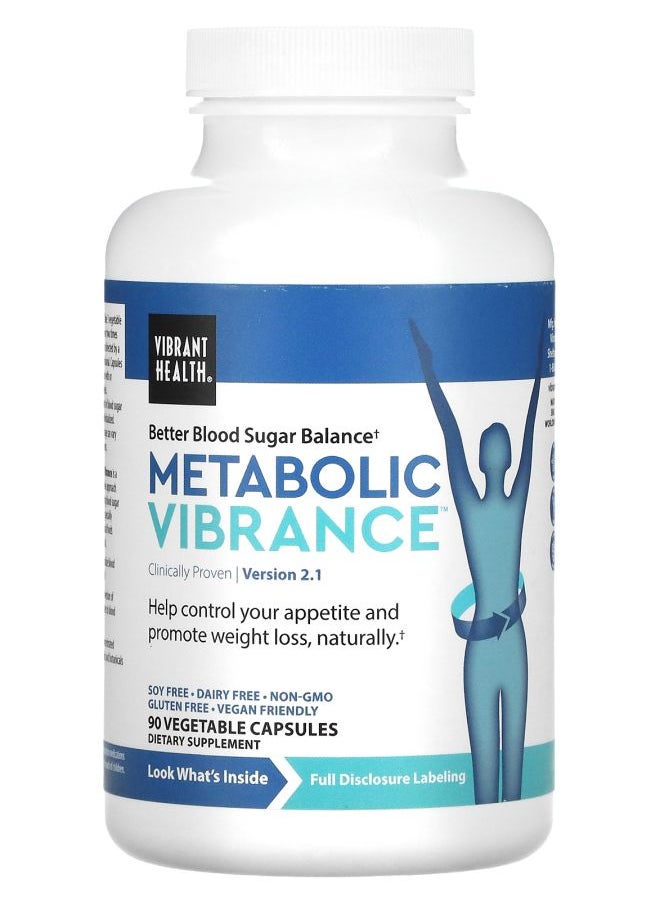 Vibrant Health - Metabolic Vibrance Version 2 90 Vegetable Capsules - Image 1
