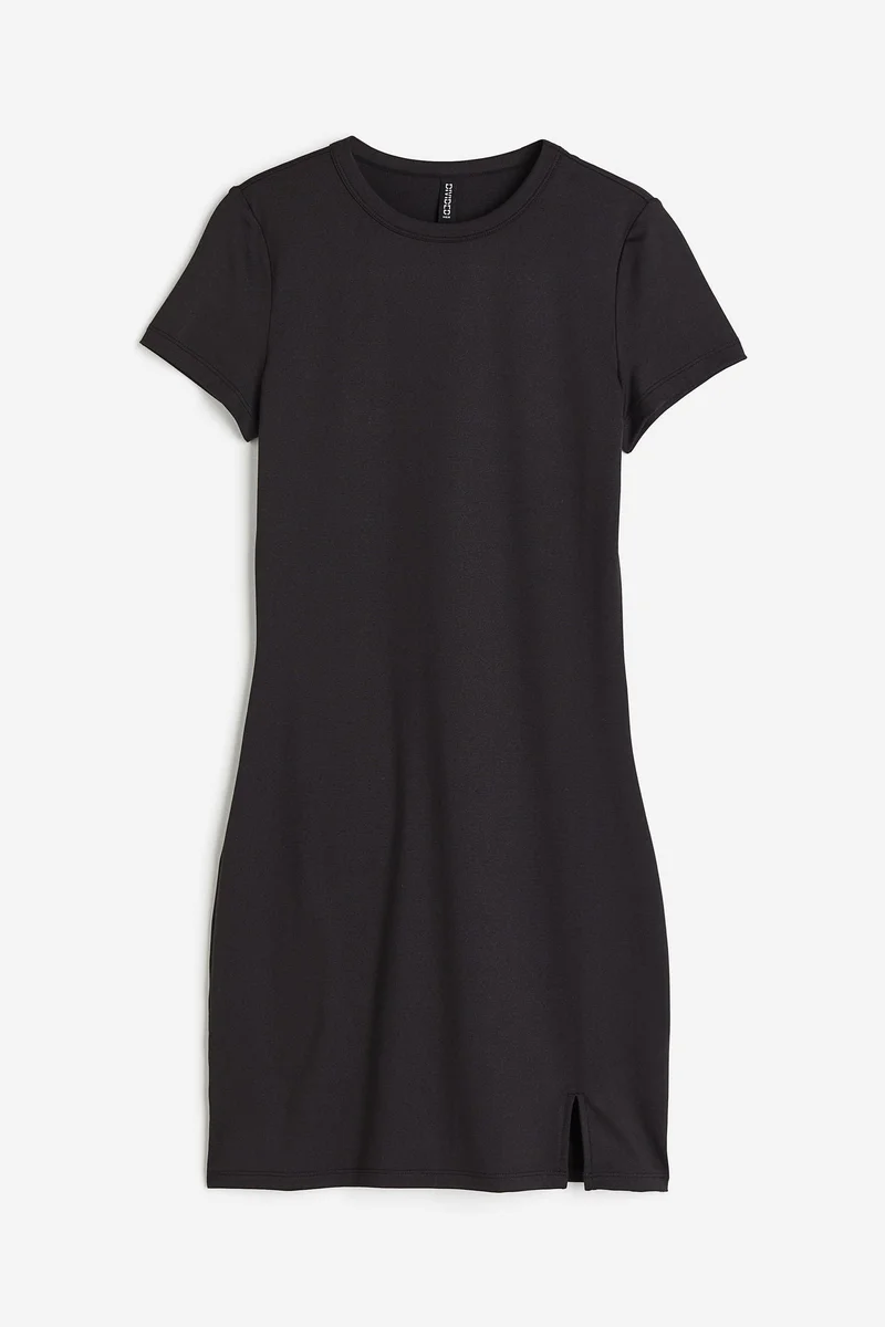 H&M Slit-hem bodycon dress