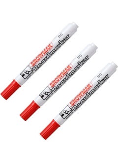 Snowman Bg-12 K Blackboard Marker Red - 3 Pieces 