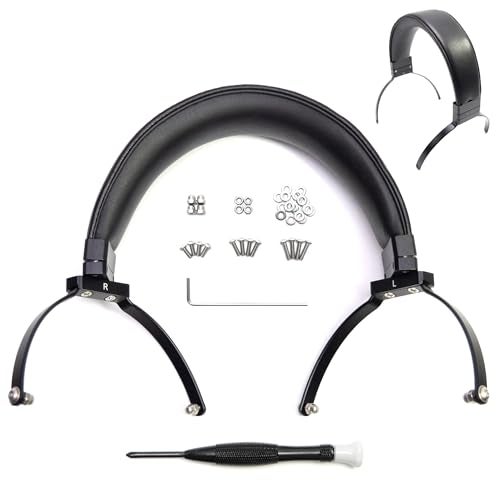 Voarmaks Genuine Leather Full Metal Headband Compatible with Beyerdynamic DT700 DT770 DT880 DT900 DT990 DT1990 DT1770 DT860 T5 Amiron Headphone Replacement Head Band Repair - Image 1