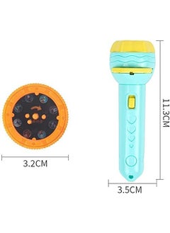 Amaxone Amaxone Mini Slide Projector Torch for Kids with Animal Patterns6 Slides with 48 Projections for Flashlight Bedtime Stories for ChildrenPack of 1  - Image 5